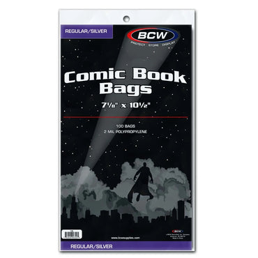 BCW: Comic Bags - Silver/Regular