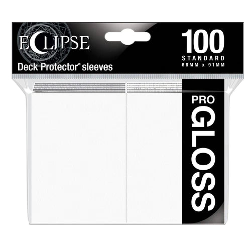Ultra Pro: Eclipse 100 Sleeves - Gloss - White