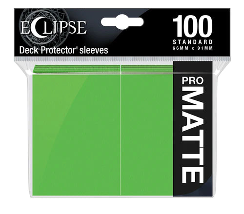 Ultra Pro: Eclipse 100 Sleeves - Matte - Lime Green