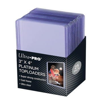 Ultra Pro : Platinum 3inch by 4inch Top Loaders