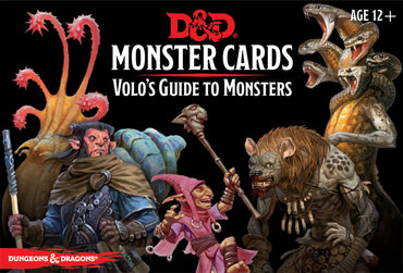 D&D: Spellbook Cards - Monster Cards - Volo’s Guide to Monsters