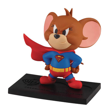 Tom & Jerry Wb 100th Anniversary Jerry As Superman Figure (N
