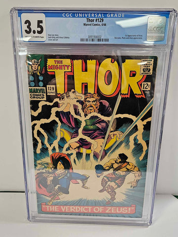 Thor #129 CGC 3.5