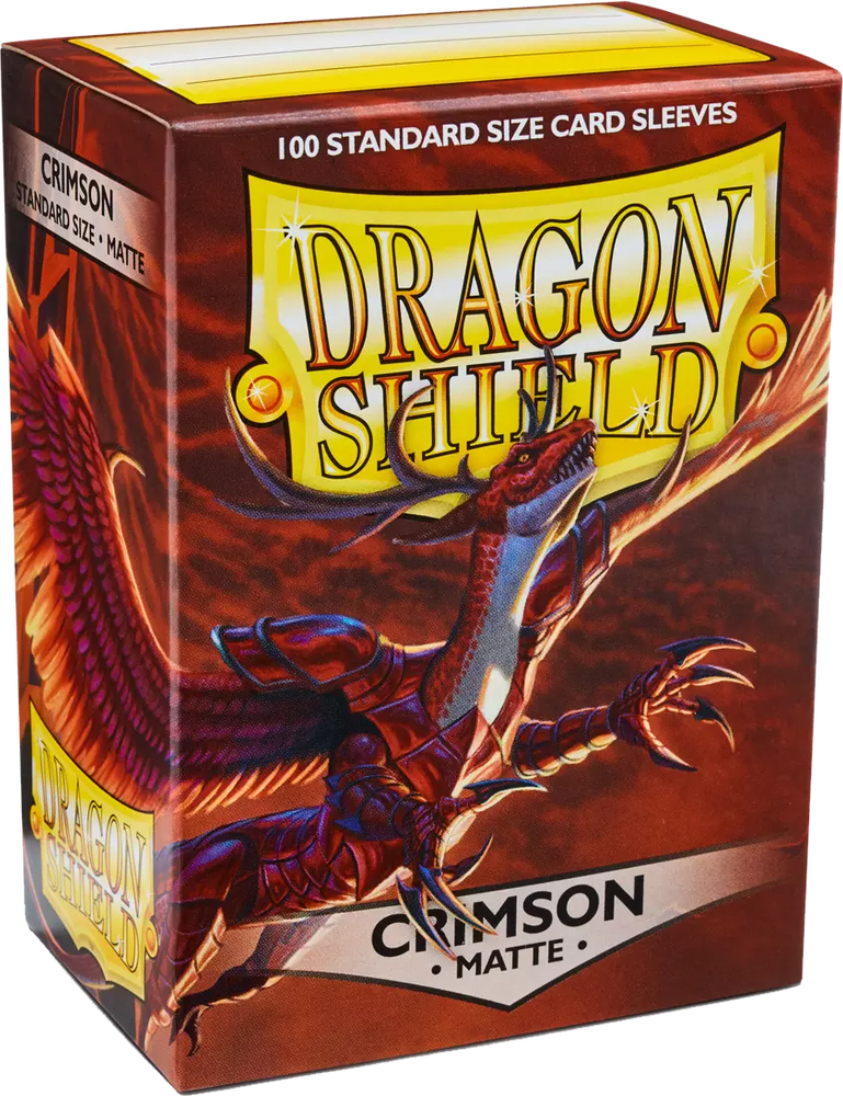 Matte Sleeves (100) - Crimson
