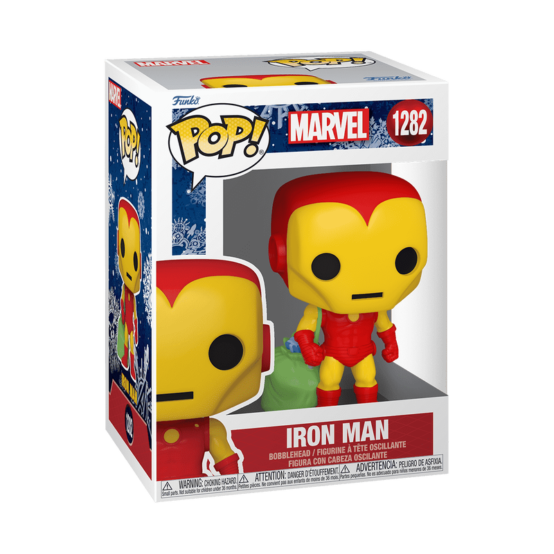POP: Marvel POP -Iron Man w/Bag Holiday