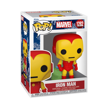 POP: Marvel POP -Iron Man w/Bag Holiday