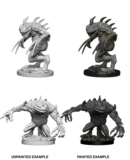 D&D Nolzur's Marvelous Miniatures: Gray Slaad & Death Slaad