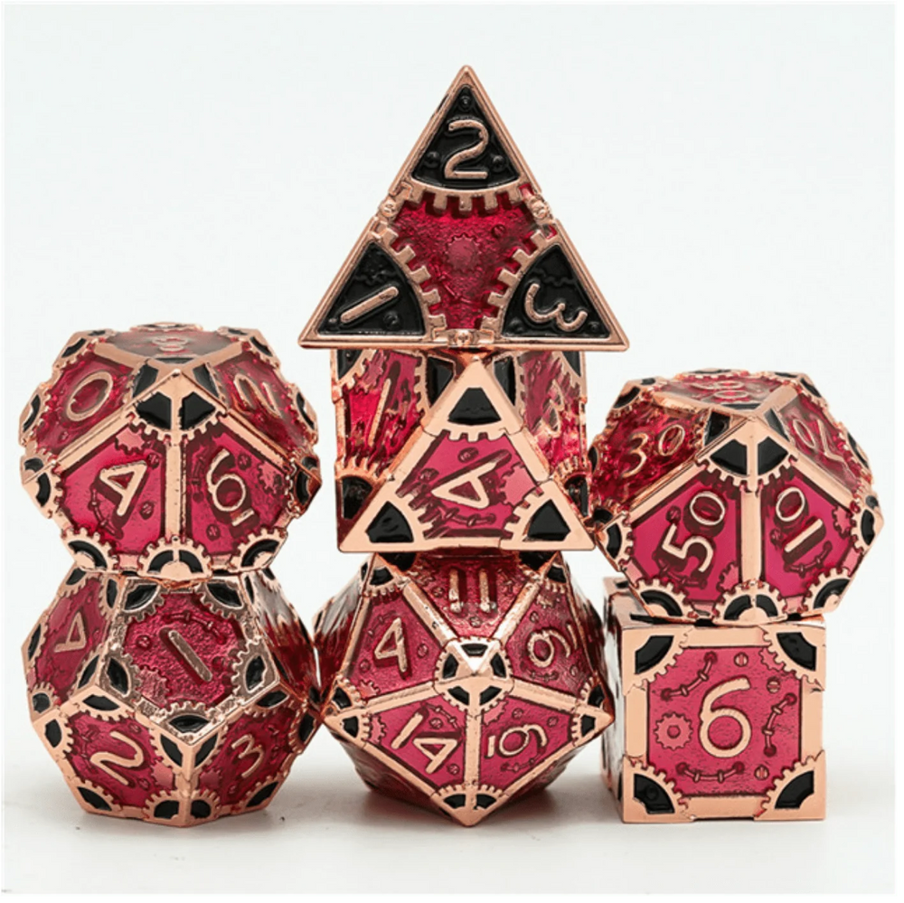 SteamPunk: Bloody Queen - Metal RPG Dice Set
