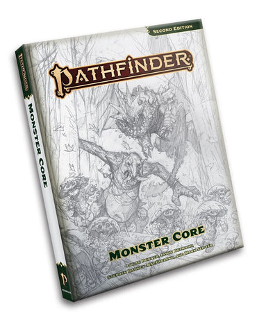 Pathfinder RPG: Monster Core Rulebook - Sketch Cover