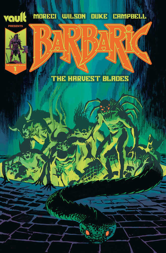 Barbaric Harvest Blades One Shot Cover G Hixson 75 Copy Variant Edition
