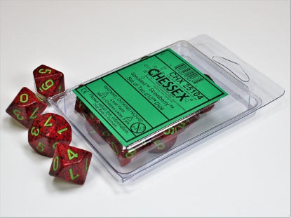 Speckled - Strawberry - Set of Ten d10s