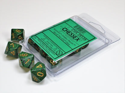 Speckled - Golden Recon - Set of Ten d10s