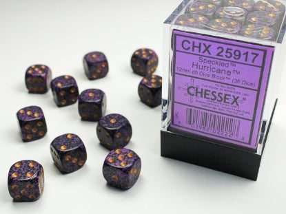 Speckled - Hurricane - 12mm d6 Dice Block (36 dice)