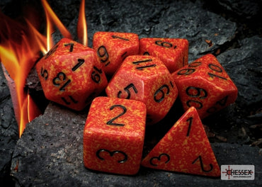 Speckled - Fire - Polyhedral 7-Dice Set