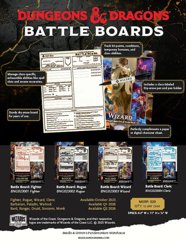 Beadle and Grimm's D & D Battle Board - Fighter