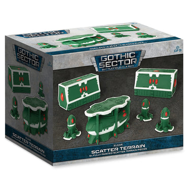 Battlefield in a Box: Gothic Sector- Eldar Scatter Terrain (x6)