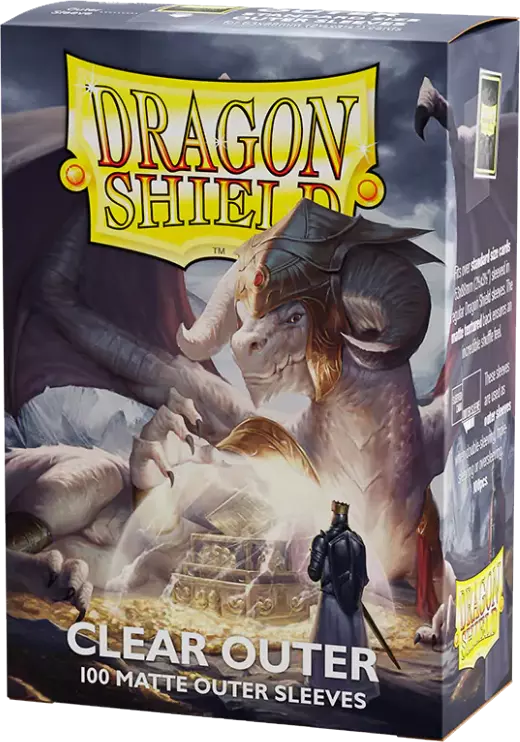 Dragon Shield: Outer Sleeve - Matte - Clear