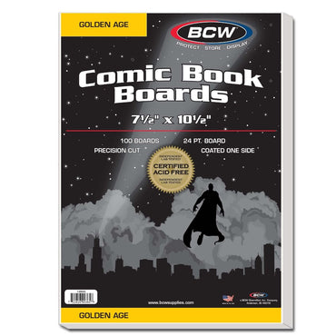BCW: Comic Backing Boards - Golden Age