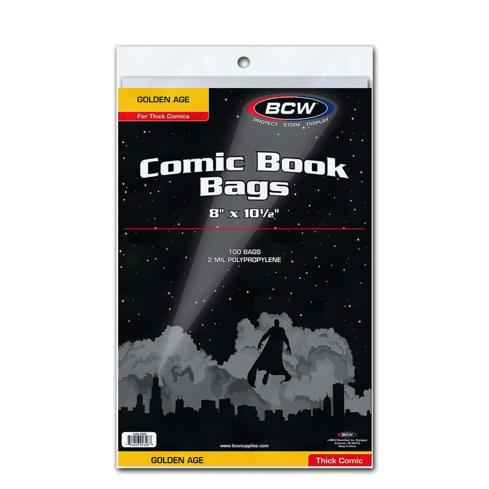 BCW: Comic Bags - Golden Age - Thick