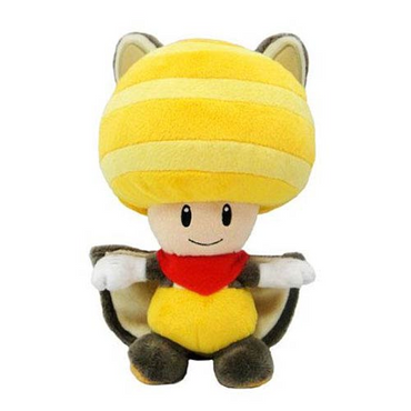 Yellow Flying Squirrel Toad 8 Inch Plush
