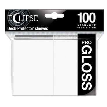 Ultra Pro: Eclipse 100 Sleeves - Gloss - White