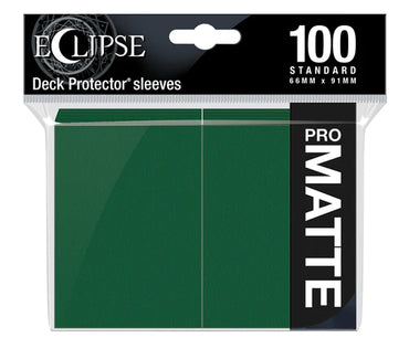 Ultra Pro: Eclipse 100 Sleeves - Matte - Green