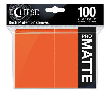 Ultra Pro: Eclipse 100 Sleeves - Matte - Orange