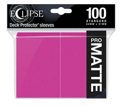 Ultra Pro: Eclipse 100 Sleeves - Matte - Hot Pink