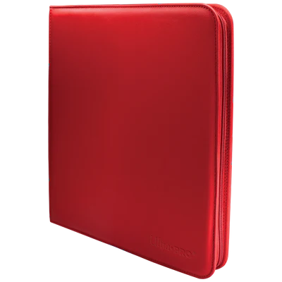 Ultra Pro - Zippered Pro-Binder - Vivid 12-Pocket Red