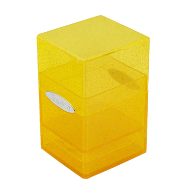 Ultra Pro: Satin Tower - Glitter Yellow