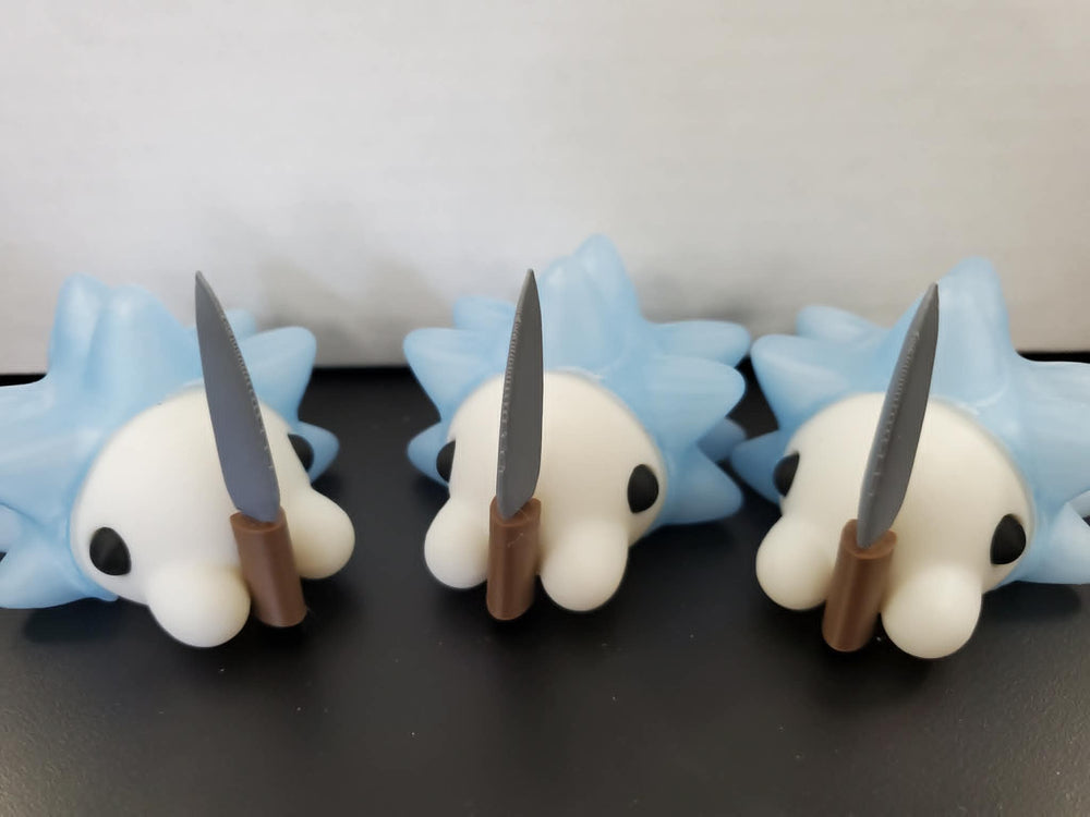 Snom with A Knife 3D print