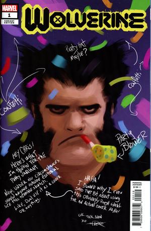 Wolverine Vol 7 #1 Cover N Incentive Rahzzah Party Sketch Cover (Dawn Of X Tie-In)
