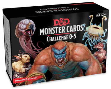 D&D: Spellbook Cards - Monster Cards - Challenge 0-5