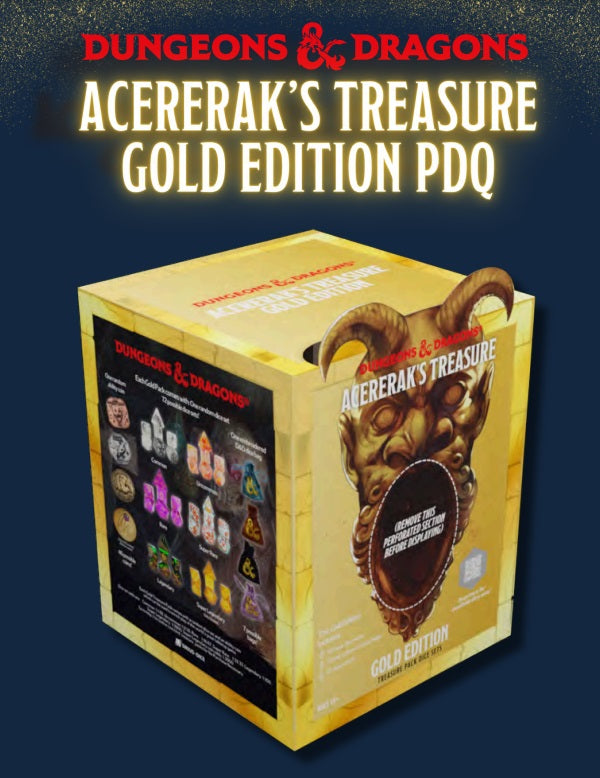 Dungeons & Dragons: Acererak's Treasure Blind Box Gold Edition