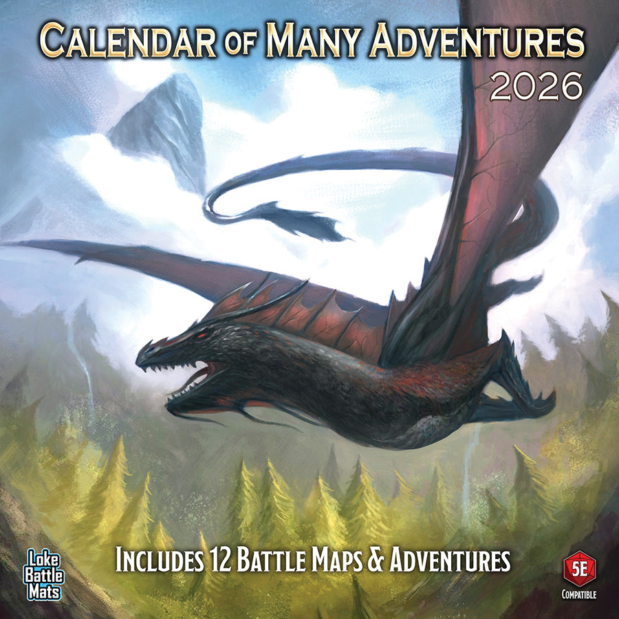 Calendar of Many Adventures 2026