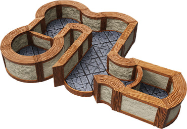 Warlock Tiles: 1” Town & Village Curves & Angels Expansion