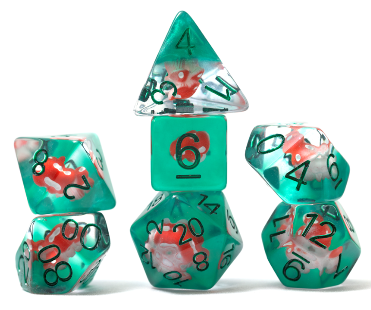 Sirus Dice - 7 Die Set Mushroom - Magic