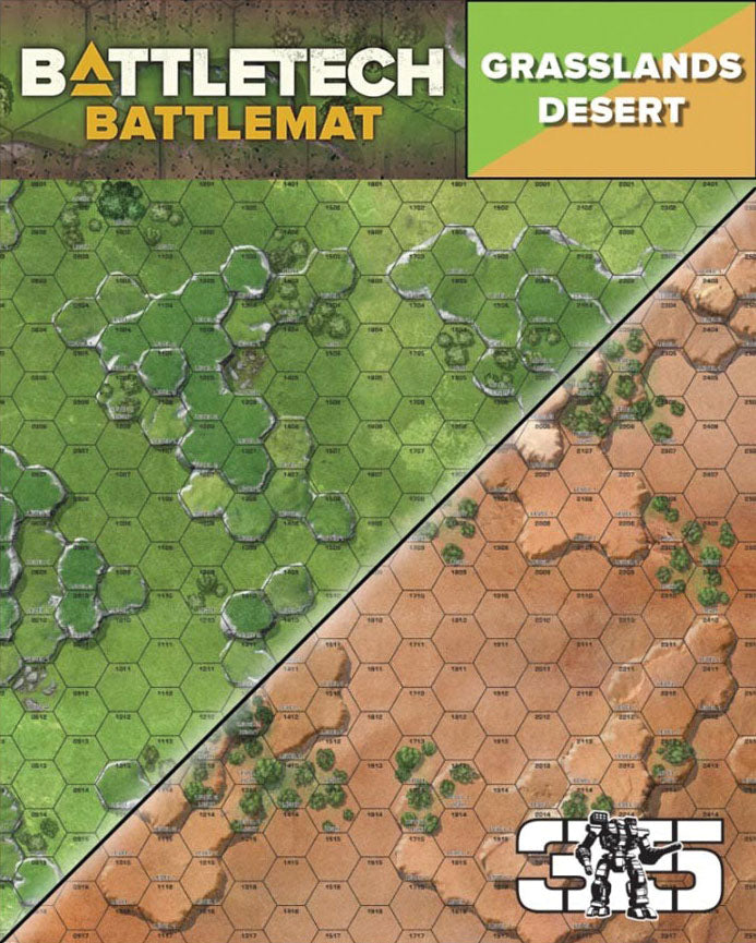 Battletech: Battle Mat-Grassland Desert