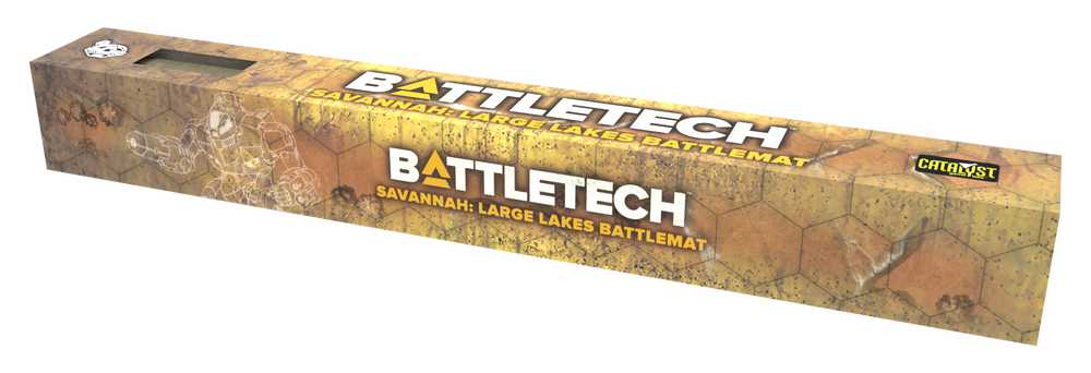 BattleTech: BattleMat - Savannah Large Lakes/Box Canyon