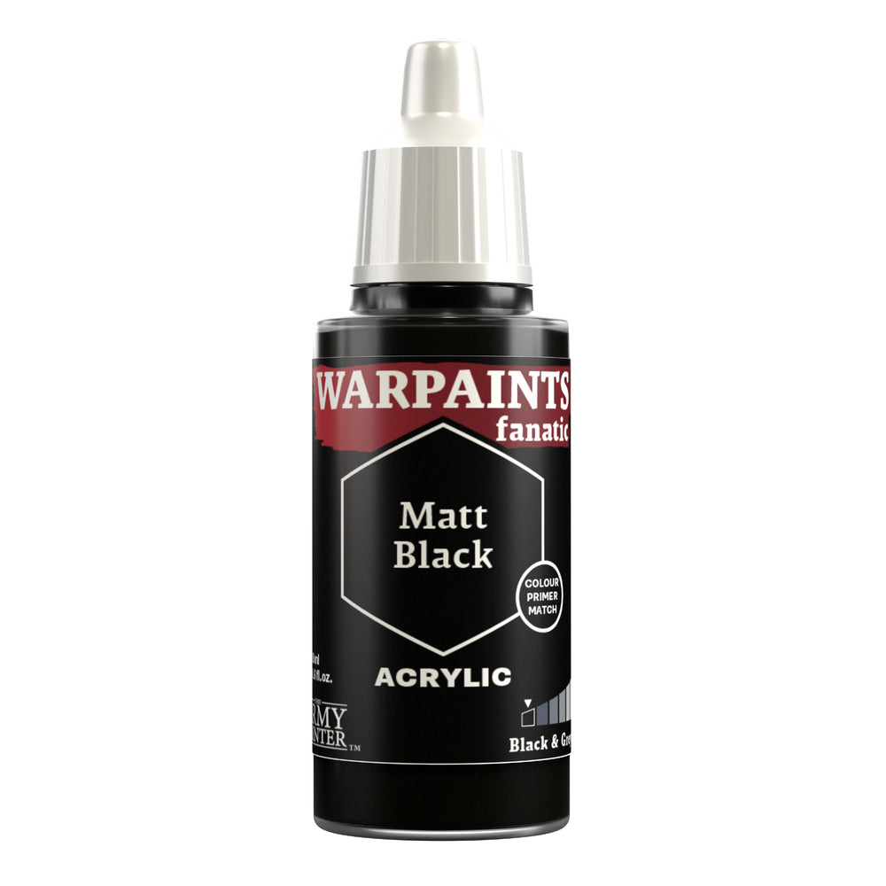 Warpaints Fanatic - 18ml Matt Black