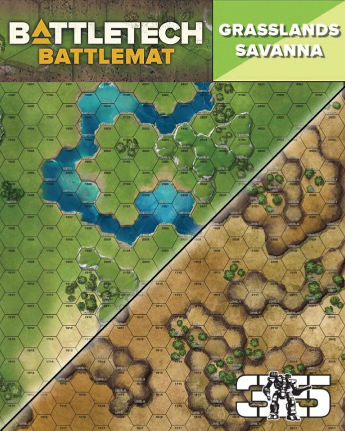 Battletech: Battle Mat-Grassland Savannah