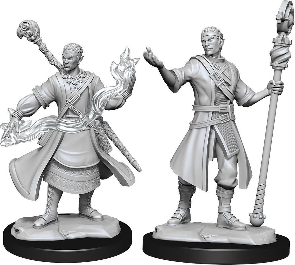 D&D: Male Half-Elf Wizard