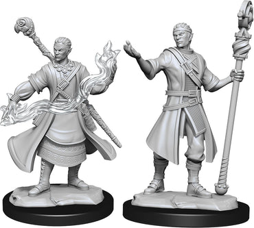D&D: Male Half-Elf Wizard