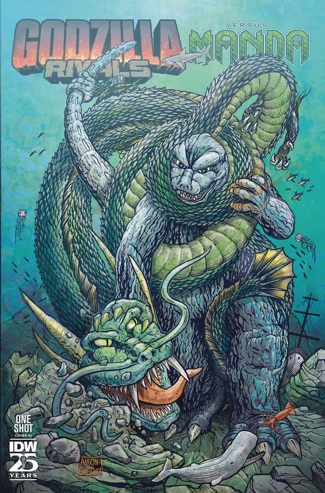 Godzilla Rivals vs Manda #1 Cover C 10 Copy Gregory