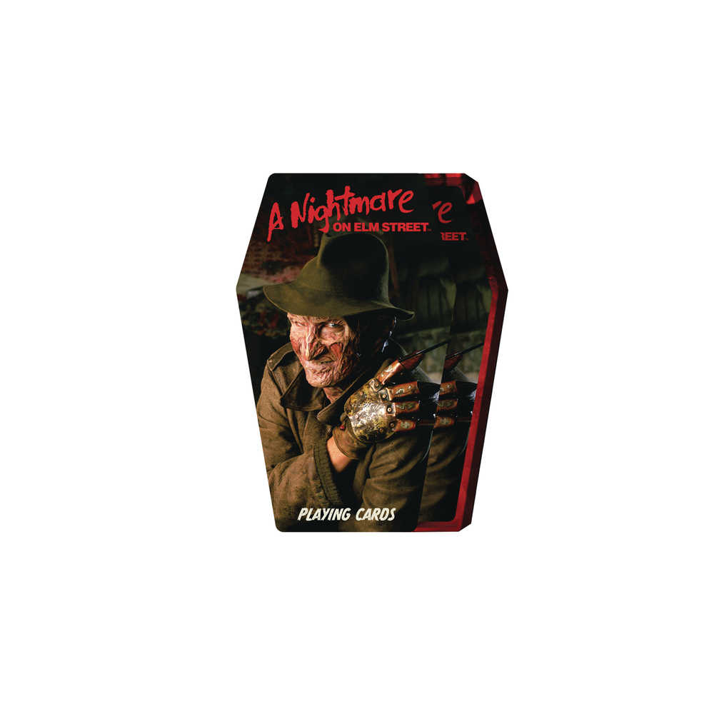 Nightmare On Elm Street Coffin Box Playing Cards