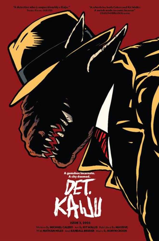 Detective Kaiju #3 (Of 4) Cover C Michael Calero Homage Variant