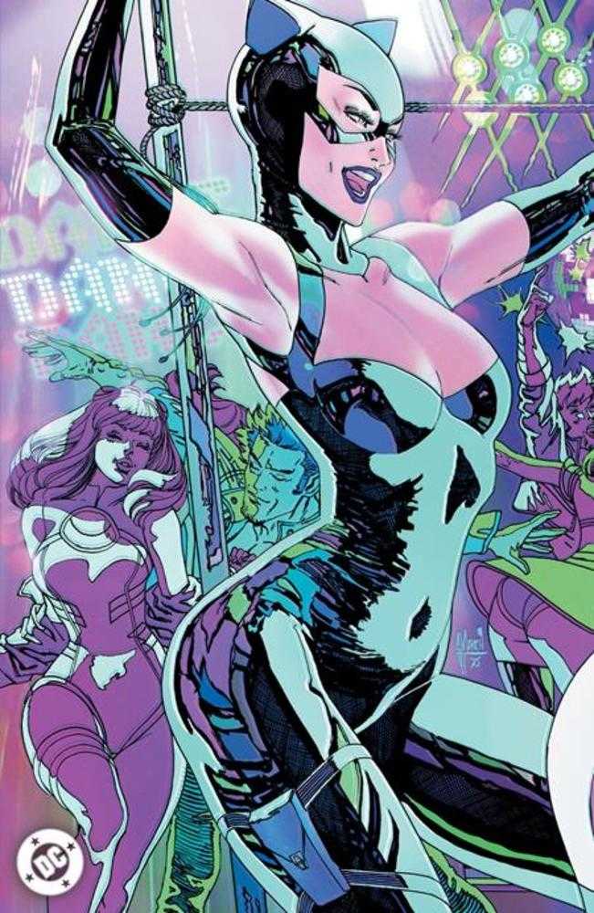 Gotham City Sirens Unfit For Orbit #1 (Of 5) Cover E Guillem March Connecting Kalanorian Foil Variant