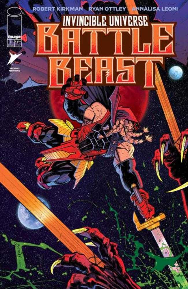 Invincible Universe Battle Beast #1 2nd Print Cover A Ryan Ottley