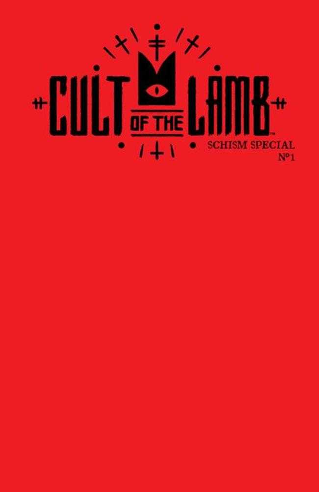 Cult Of The Lamb Schism Special #1 (One Shot) Cover C Red Blank Sketch Variant