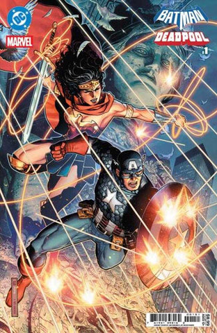 DC Marvel Batman Deadpool #1 (One Shot) Cover E Jim Cheung Wonder Woman Captain America Card Stock Variant
